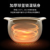 Velosan温仑山鹅卵石砂锅煲汤锅煎药砂锅燃气灶炖锅耐高温汤锅白境玫瑰4.5L-VE068 商品缩略图6