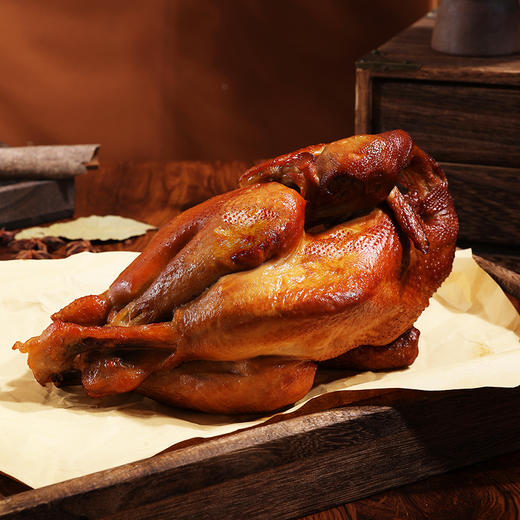 金凤/新品 熏鸡公600g（下单赠送蒜香肠198克*1根） 商品图3