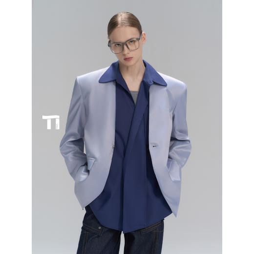 启世录TIWILLTANG“绫致逸影”立体门襟衬衫 商品图3