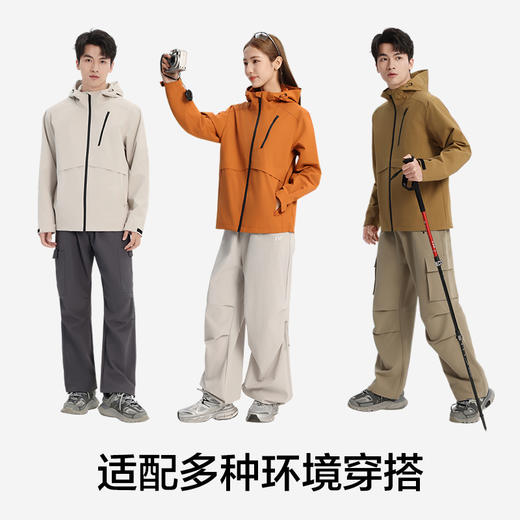 251101春夏连帽休闲风衣，棕色，黄色，黑色，灰色 商品图4