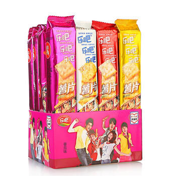 乐吧 非油炸薯片热门休闲零食（烧烤+番茄+鸡肉+咖喱）混合装 800g /休闲食品 /膨化食品 /薯片 商品图3