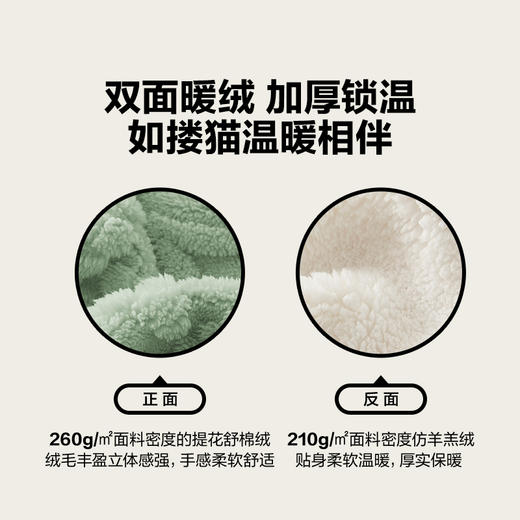 LOVO乐蜗XS  旭日时光A类双层暖绒毯 （1450g） 商品图1
