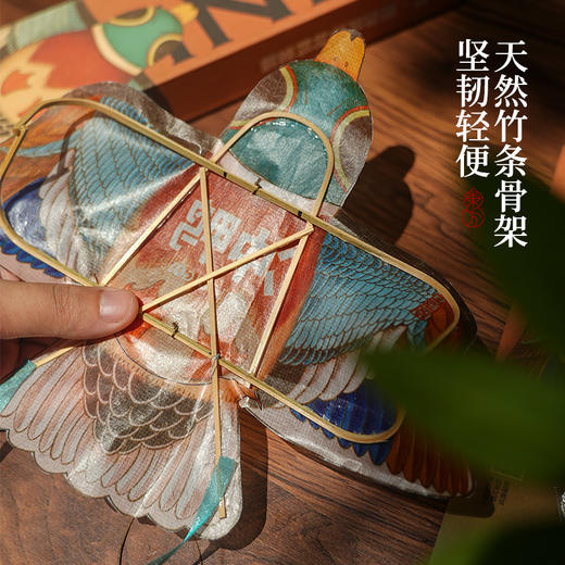 自然造物冲鸭风筝材料包玩具DIY亲子益智儿童生日礼物纸鸢挂件 商品图3