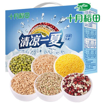 十月稻田 清凉一夏4.8斤 杂粮干货礼盒 节日大礼包 团购 中秋礼盒节日送礼 /粮油调味 /杂粮 /其他杂粮 商品图0