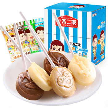 不二家 【独家】牛奶棒棒糖 280g28支 儿童糖果 喜糖 休闲零食 礼物 /休闲食品 /糖果 /棒棒糖 商品图1