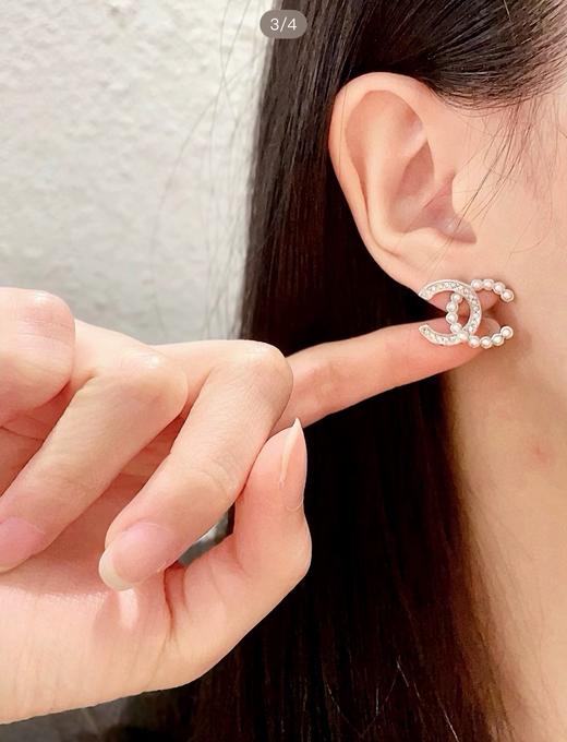 香奈儿 双C珍珠水钻耳环（XTY） 商品图2