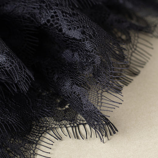 【林栖设计小店】真丝丝绒T恤手工钉珠蕾丝2025秋季新款上衣1953070 商品图3