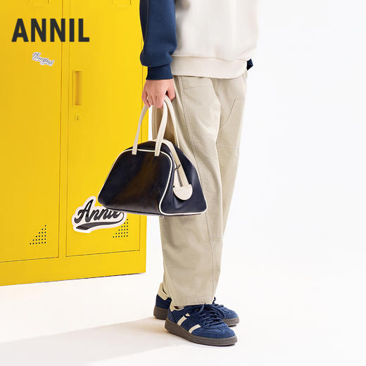 【实体店同款】男童全腰梭织单裤秋季新款安奈儿童装AB536114 商品图1