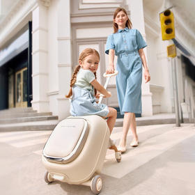 韩国montresor萌兽 小飞箱 儿童可坐宝宝大容量拉杆箱旅行必备遛娃神器1-10岁