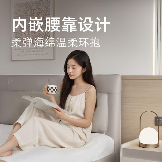 顾家家居整装 现代简约 布艺床KZ.B1088FQ1简居 商品图3