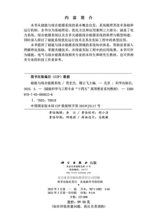 储能与综合能源系统 商品图2