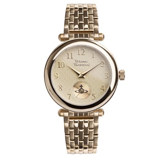 DAVV051CPGD Vivienne Westwood 薇薇安钢带手表女复古时尚优雅石英手表女表DAVV051CPGD 【可能没电】 商品图0