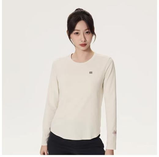 点此购买 可隆春秋女子经典圆领套头拼接收腰修身长袖运动休闲打底卫衣 37 326272 商品图1