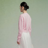 【林栖设计小店】【手工钉花】绵羊毛毛织开衫百搭2025秋季新款粉外套上衣毛衣女F1953241 商品缩略图6