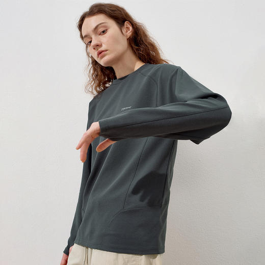 714street吸湿速干凉感防晒运动长袖 2025秋季国潮宽松圆领T恤男 商品图1