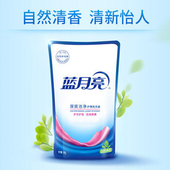 蓝月亮 深层洁净洗衣液 自然清香 500g袋装 补充装 高效除螨 强效去污  /家庭清洁/纸品 /衣物清洁 /普通洗衣液 商品图4