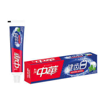 中华健齿白小苏打牙膏亮白去渍美白去黄清新口气多效清洁薄荷味200g /个人护理 /口腔护理 /牙膏 商品图7