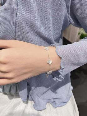 梵克雅宝 六花mini四叶草手链（XTY）