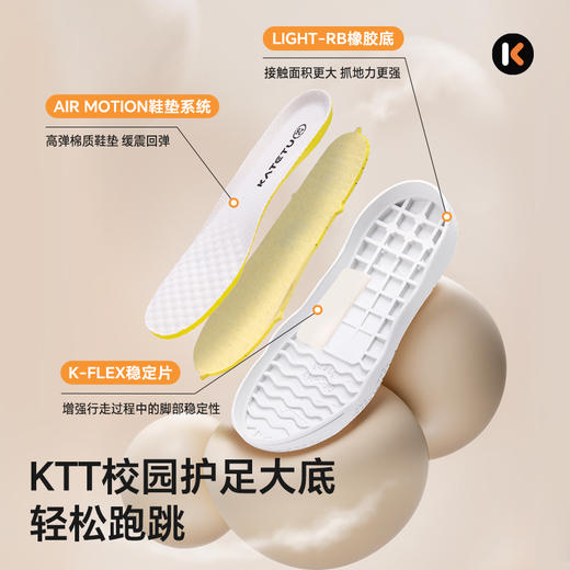 卡特兔儿童男童2025秋季幼儿园小白鞋防滑耐磨女童入园鞋童鞋板鞋 商品图1