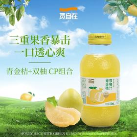 觅自在 青金桔双柚汁 310ml/瓶