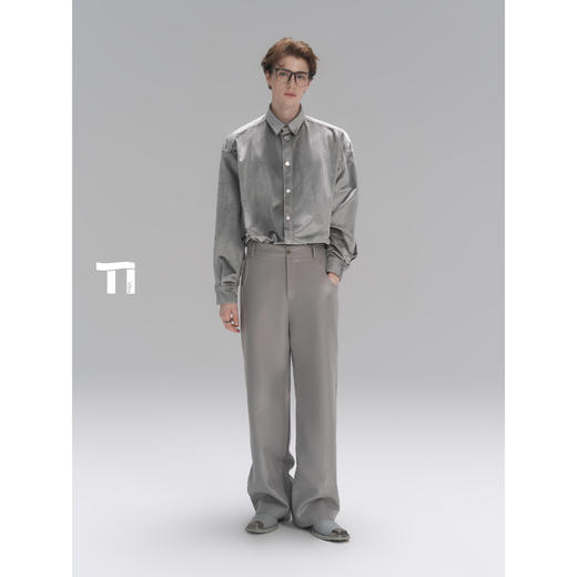 启世录TIWILLTANG“星穹幻织”丝绒衬衫 商品图2