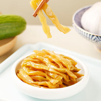 乌江榨菜 下饭菜咸菜 酱香味古坛榨菜丝 80g*4袋  佐餐下饭轻盐小菜 /粮油调味 /调味品 /榨菜/酱腌菜 商品图3