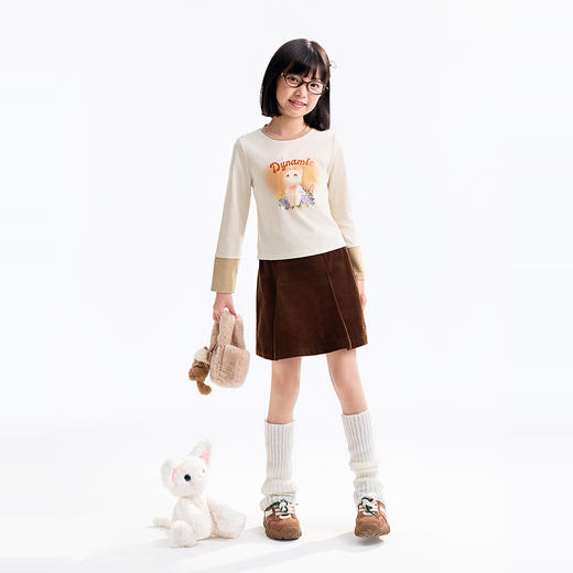 【实体店同款】女童长袖针织衫秋季新款安奈儿童装AG531299 商品图5