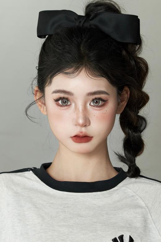 allecon半年抛 小熊软糖棕/小熊软糖灰 14.5mm 美瞳两片装 商品图1