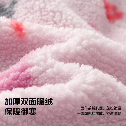 【净电绒】迷你巴拉毛绒连体衣男女童双开拉链护肚背心 商品图3