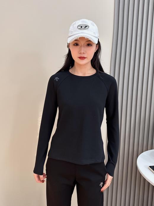 点此购买 迪桑特春季秋女子针织套头拼接收腰修身长袖运动休闲打底卫衣 37 326275 商品图7