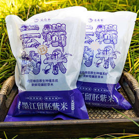 【逐南味墨江胚芽紫米】颗粒均匀 颜色紫黑 食味香甜 营养丰富
