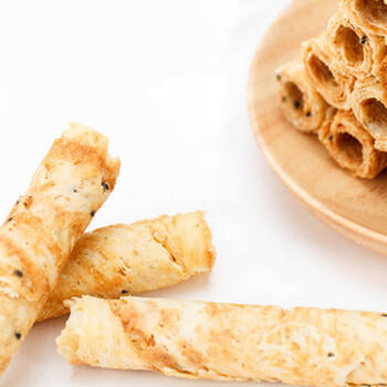 波力蛋卷鸡蛋味648g(54g*12)节日礼盒代餐饼干糕点休闲零食下午茶 /休闲食品 /饼干 /蛋卷 商品图1