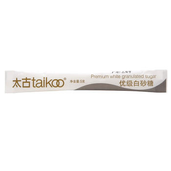 太古（taikoo）食糖咖啡糖优级白砂糖条5g *200条 白糖咖啡奶茶伴侣 /粮油调味 /调味品 /糖 商品图7