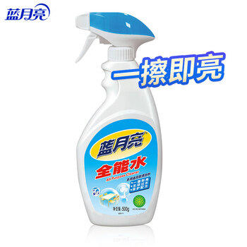 蓝月亮 全能水500g/瓶 浴室地板厨房 家具家电玻璃金属饰品多功能清洁剂 /家庭清洁/纸品 /家庭环境清洁 /其它清洁用品 商品图1