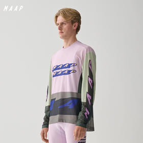 MAAP 男女同款 Evade X LS Mesh Tee 霓虹涂鸦 长袖网眼T恤