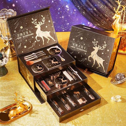 【星空物语彩妆套装，520情人节礼物优选！】知汐一鹿有你星空物语彩妆套装520 情人节生日礼物 口红化妆品礼盒-QB 商品图1