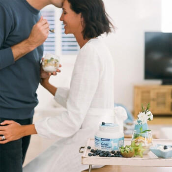 Maxigenes美可卓正品蓝胖子纯羊奶粉营养高钙高蛋白儿童学生成人中老年400g /水饮冲调 /成人奶粉 /羊奶粉 商品图0