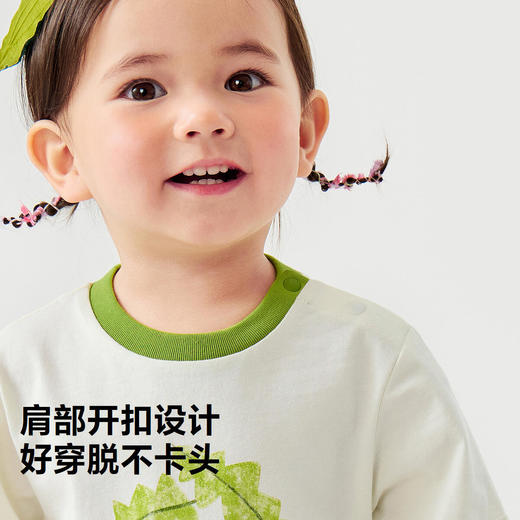 【速干纯棉】迷你巴拉男女童T恤夏装儿童不闷汗不易变形短袖T 商品图4