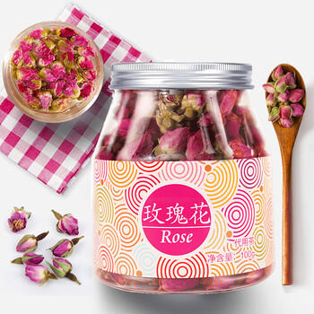 虎标  中国香港品牌花草茶 平阴重瓣玫瑰花 100g/罐装 /水饮冲调 /花草/养生茶 /代用茶/花草茶 商品图4