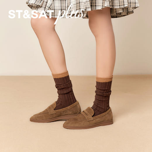 【万步系列】星期六舒适平底通勤休闲乐福SSD3111021 商品图7