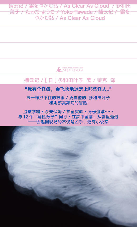 捕云记 （日）多和田叶子/著 日本 诺奖 芥川奖 多和田叶子 广西师范大学出版社 商品图2