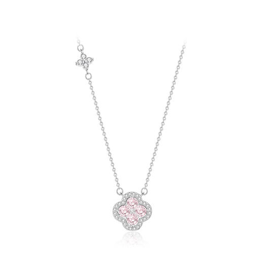 ✨气质与颜值并存【闪耀四叶草项链】巴黎夜曲 通体s925银 简约高级闪耀~着实好美💕 商品图13