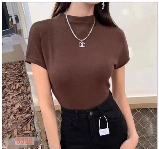 LS竹纤维女士时尚早秋款飞机袖打底衫8325 商品图3