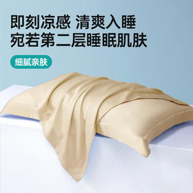 【Maynos水洗冰丝枕套】 光滑细腻冰丝面料 清凉更亲肤 炎热夏天整夜安睡