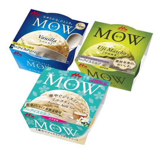 日本森永MOW香草冰淇淋碗装冰激凌 商品图0