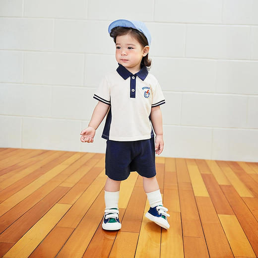 【爆品主推】【棉感】迷你巴拉短袖套装男童不闷汗凉感抑菌2025夏季新款 商品图2