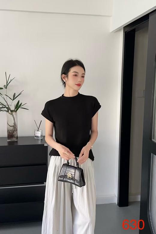 LS竹纤维女士时尚早秋中领打底衫630 商品图2