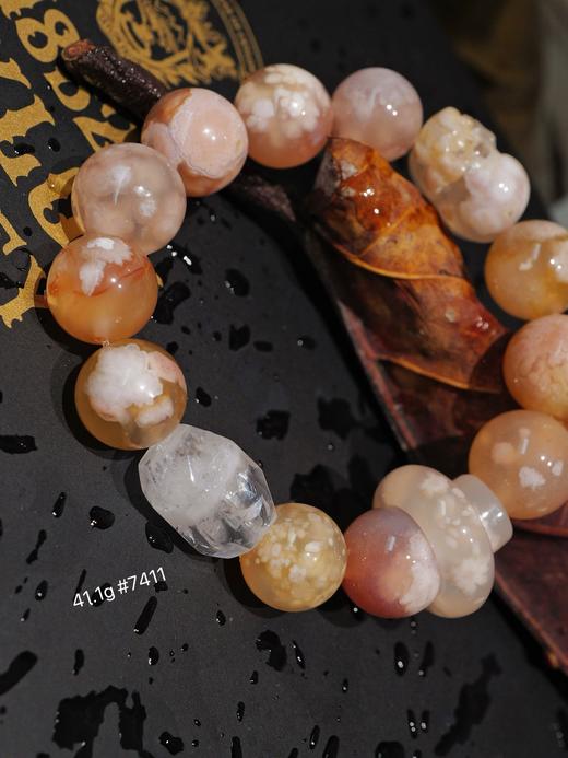 马达加斯加·宝藏治愈系樱花玛瑙手串合集(现货) 商品图14