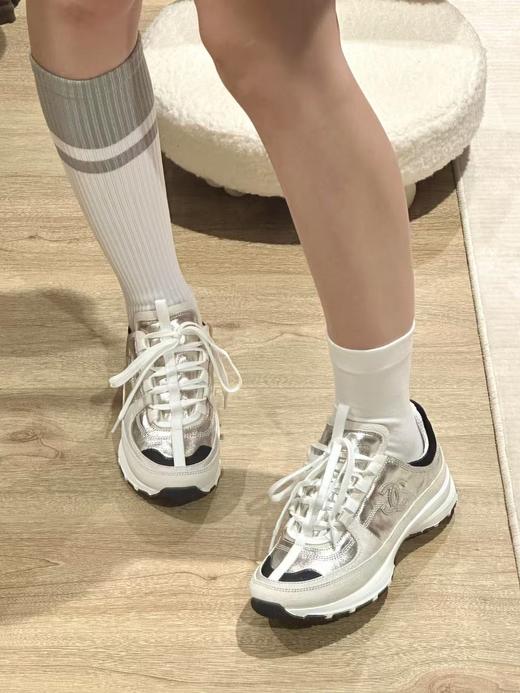 香奈儿 25A爆款 休闲运动鞋 公主银（ZX*DBG） 商品图1