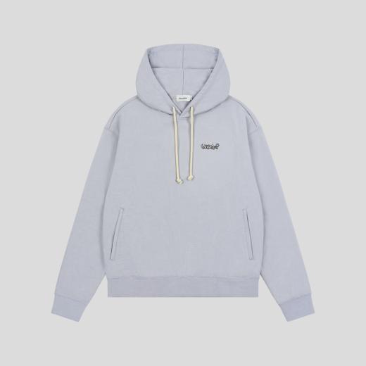 GOODBAI 花体logo城市印花连帽卫衣 商品图2